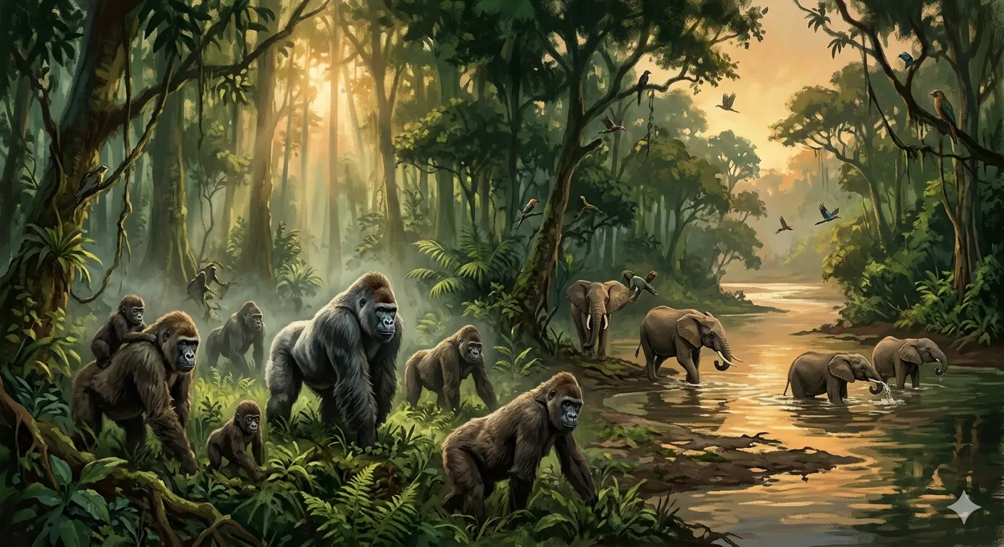 Congo‑Brazzaville: Odzala‑Kokoua National Park, Africa's Forgotten Eden