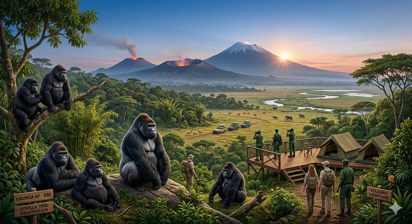 DRC: Virunga National Park — Africa's Oldest and Most Daring Safari Destination